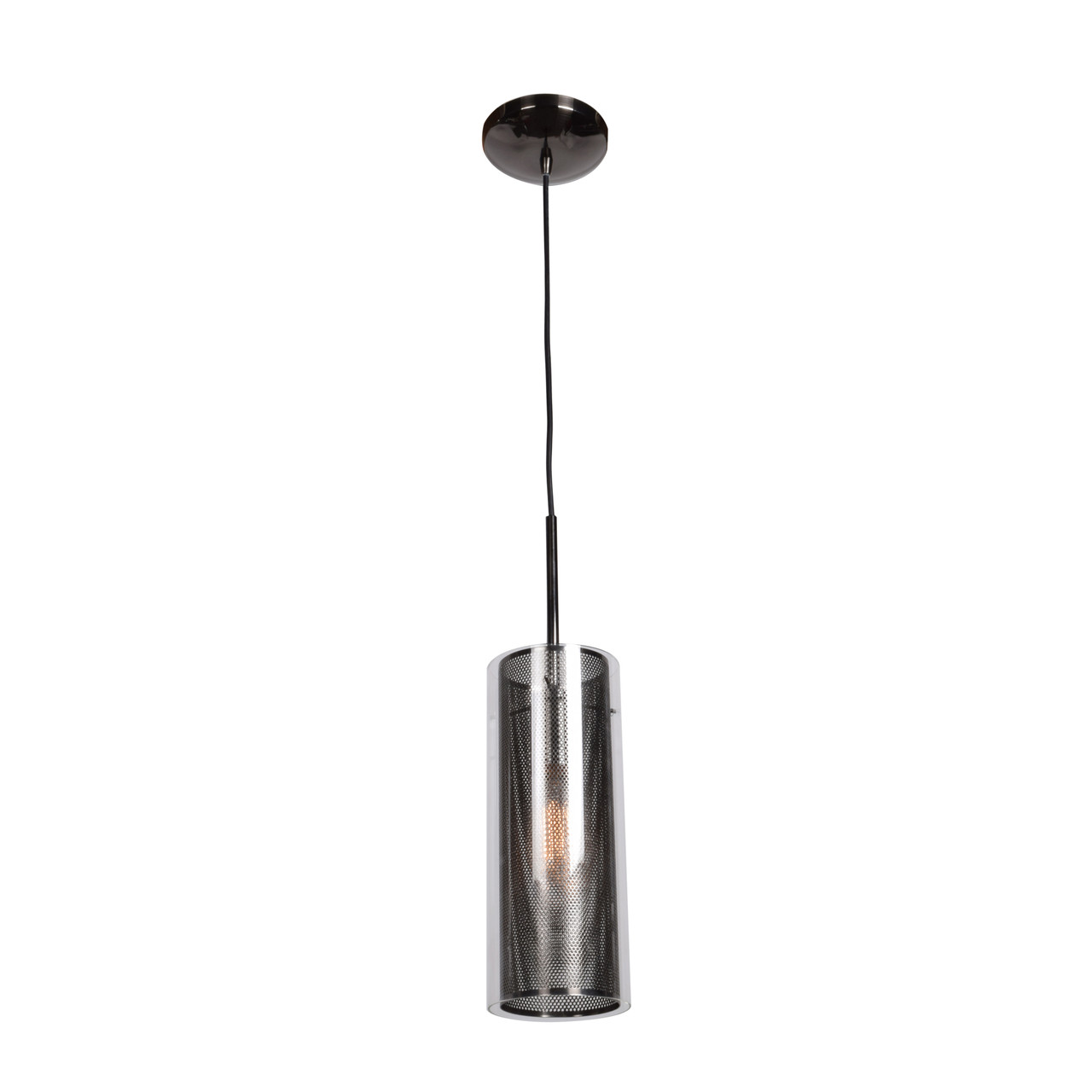 ACCESS LIGHTING 63987-BCH/CLR Multis 1-Light Encaged Glass Pendant ACCESS LIGHTING 63987-BCH/CLR Multis 1-Light Encaged Glass Pendant