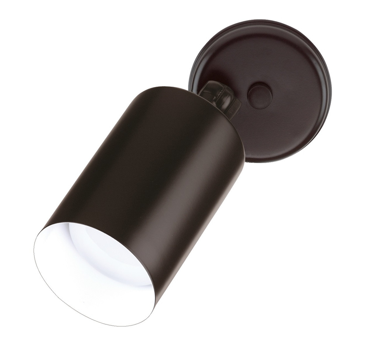 NICOR LIGHTING 11711 75W Black Cylindrical Adjustable Bullet Light