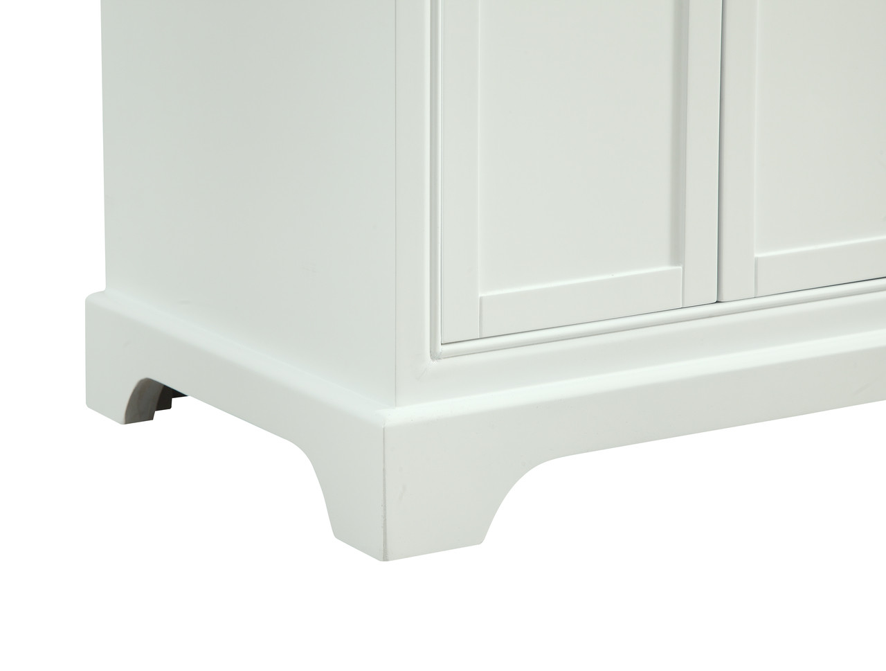 ELEGANT DECOR VF15024WH 24 In. Single Bathroom Vanity Set In White ELEGANT DECOR VF15024WH 24 In. Single Bathroom Vanity Set In White