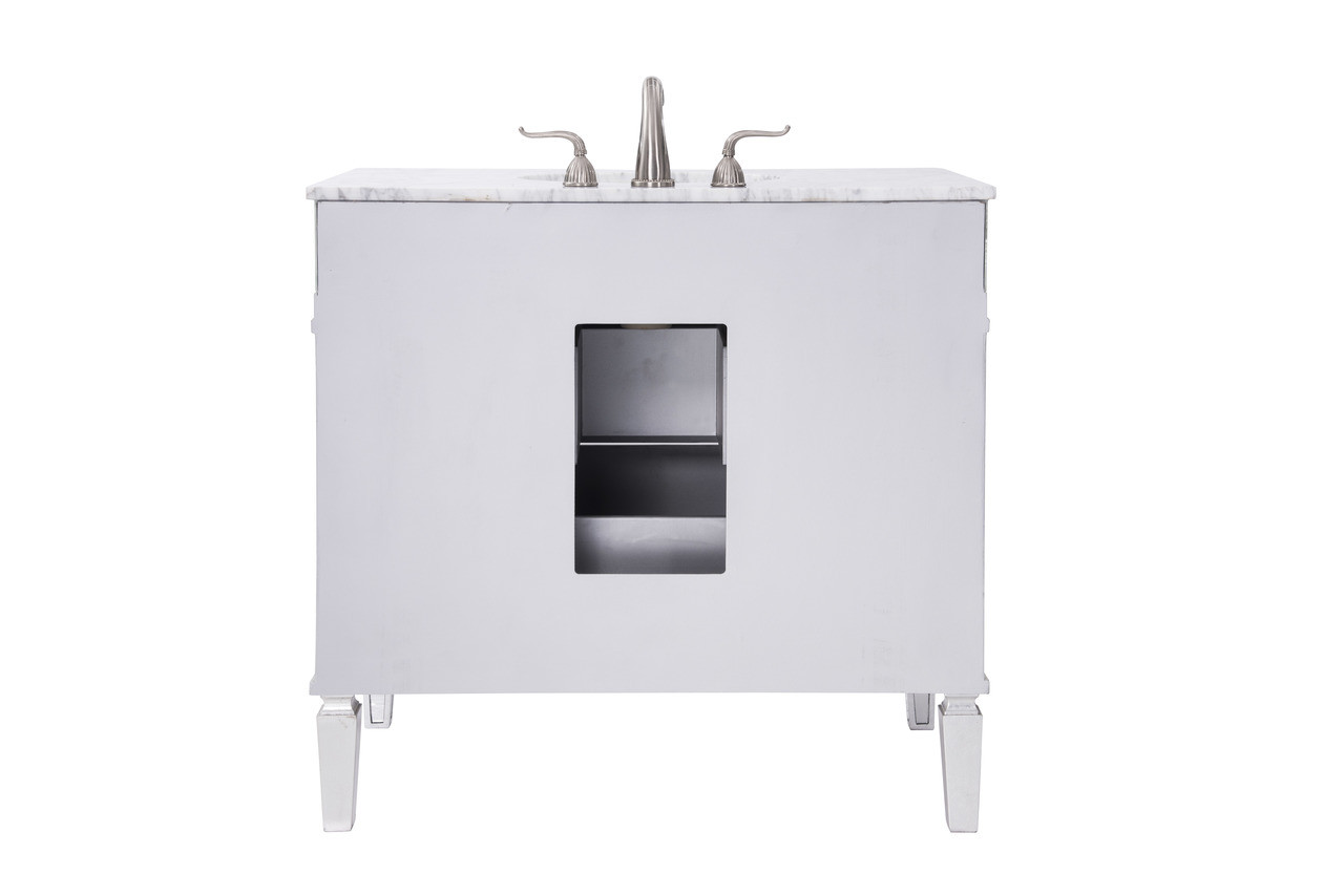 ELEGANT DECOR VF-1104 36 In. Single Bathroom Vanity ELEGANT DECOR VF-1104 36 In. Single Bathroom Vanity