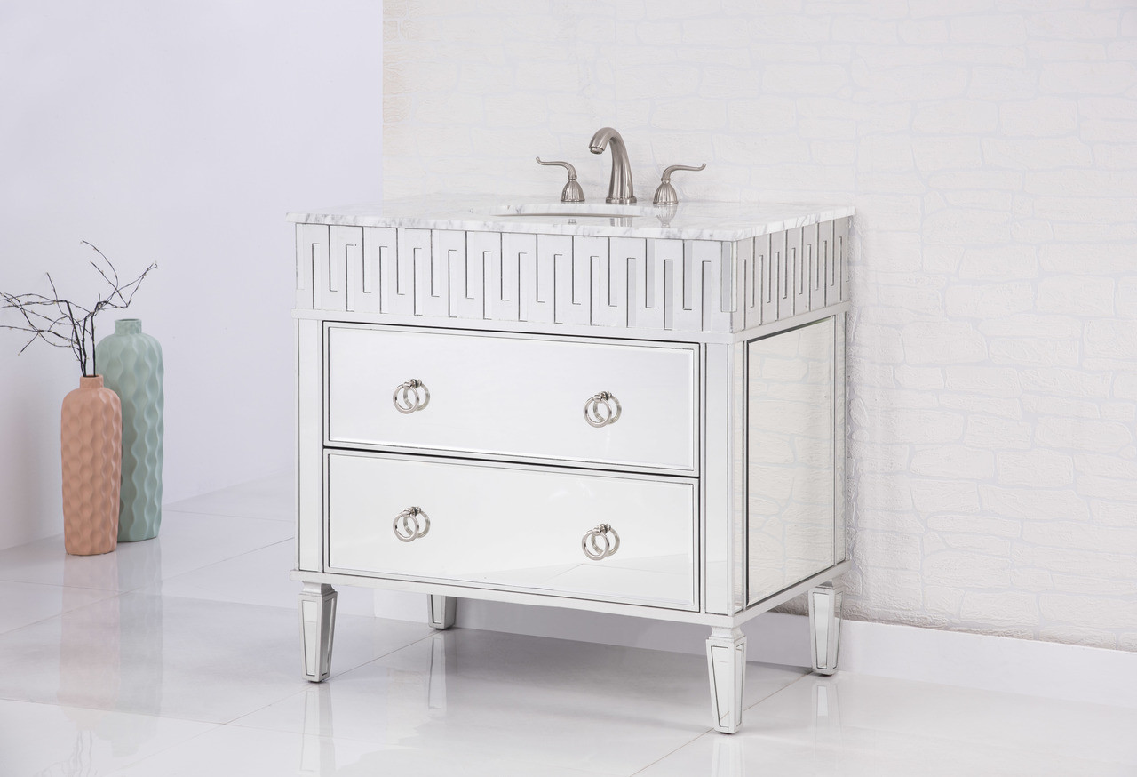 ELEGANT DECOR VF-1104 36 In. Single Bathroom Vanity ELEGANT DECOR VF-1104 36 In. Single Bathroom Vanity