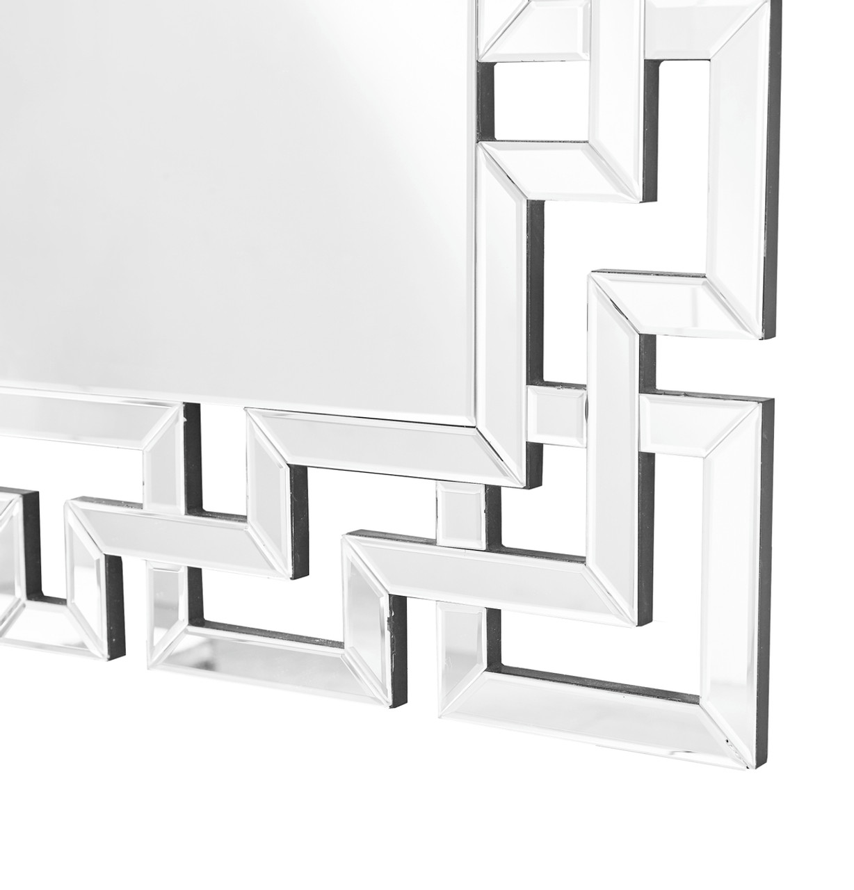 Elegant Decor MR9152 Sparkle 37.5 in. Contemporary Rectangle Mirror in Clear