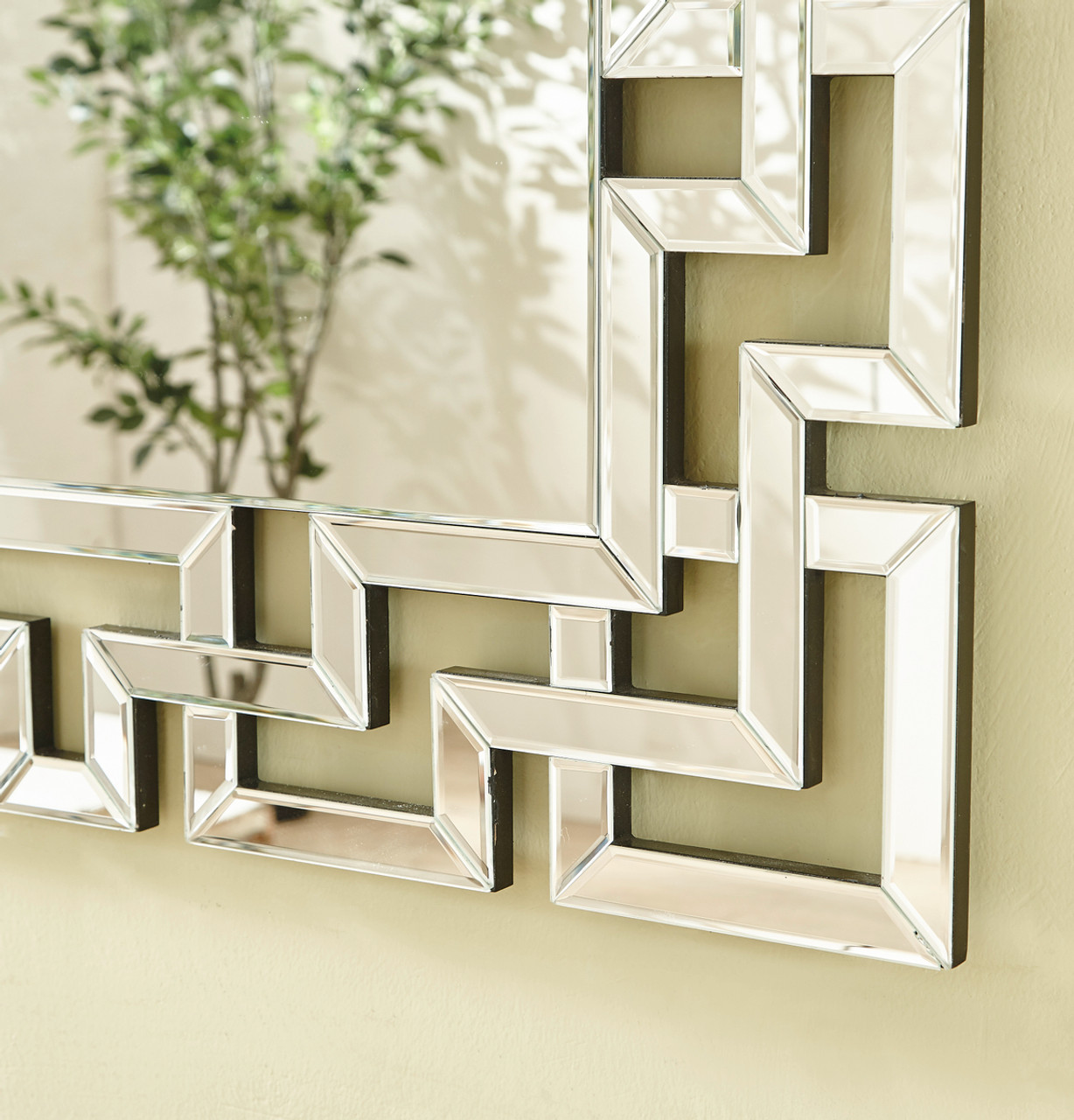 Elegant Decor MR9152 Sparkle 37.5 in. Contemporary Rectangle Mirror in Clear