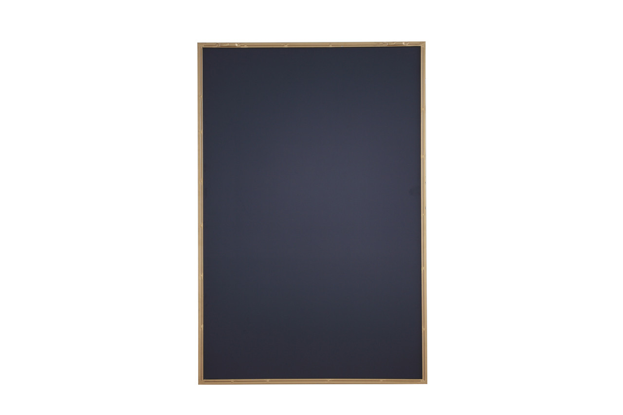 ELEGANT DECOR MR4078BR Metal frame Rectangle Mirror 28 inch Brass