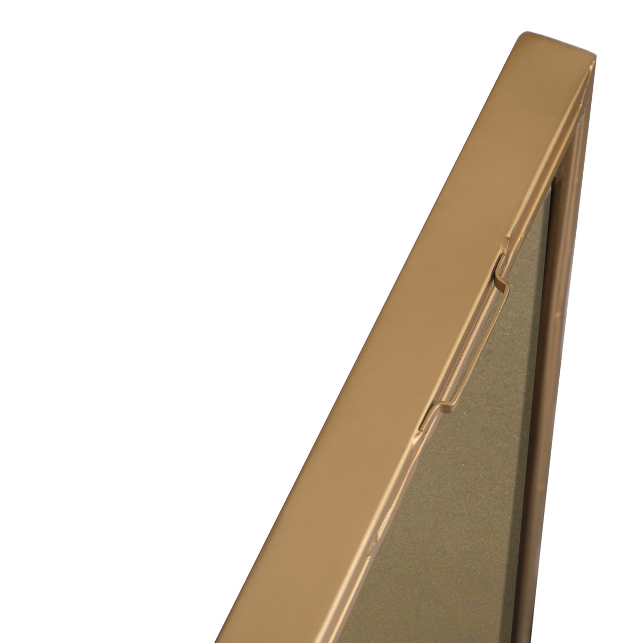 ELEGANT DECOR MR4075BR Metal frame Rectangle Mirror 24 inch Brass