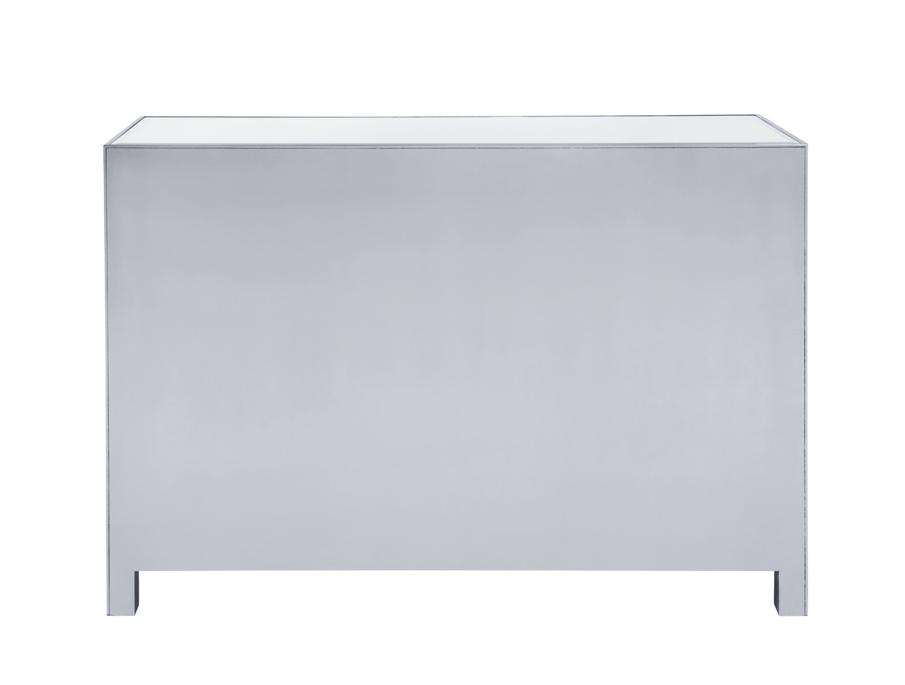 ELEGANT DECOR MF72017 Dresser 6 drawers 48in. W x 18in. Din. x 32in. H in antique silver paint ELEGANT DECOR MF72017 Dresser 6 drawers 48in. W x 18in. Din. x 32in. H in antique silver paint