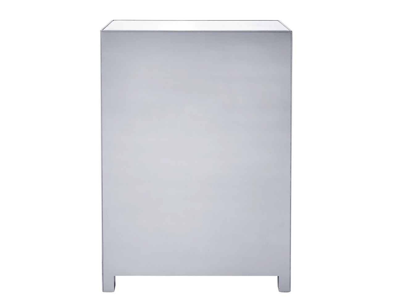 Elegant Decor MF72026 Chest 5 drawers 34in. W x 16in. D x 48in. H in antique silver paint