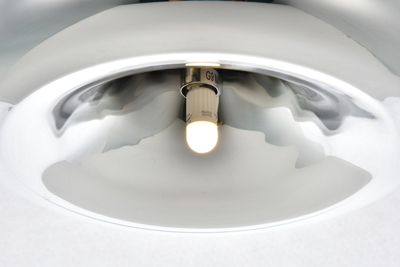 Living District LDPD2016 Reflection Collection Pendant D11in H7in Lt:1 Chrome finish