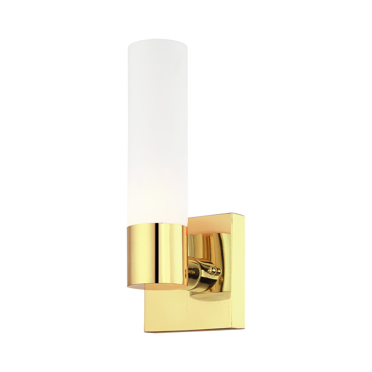 LIVEX LIGHTING 10101-02 1 Light Polished Brass ADA Wall Sconce