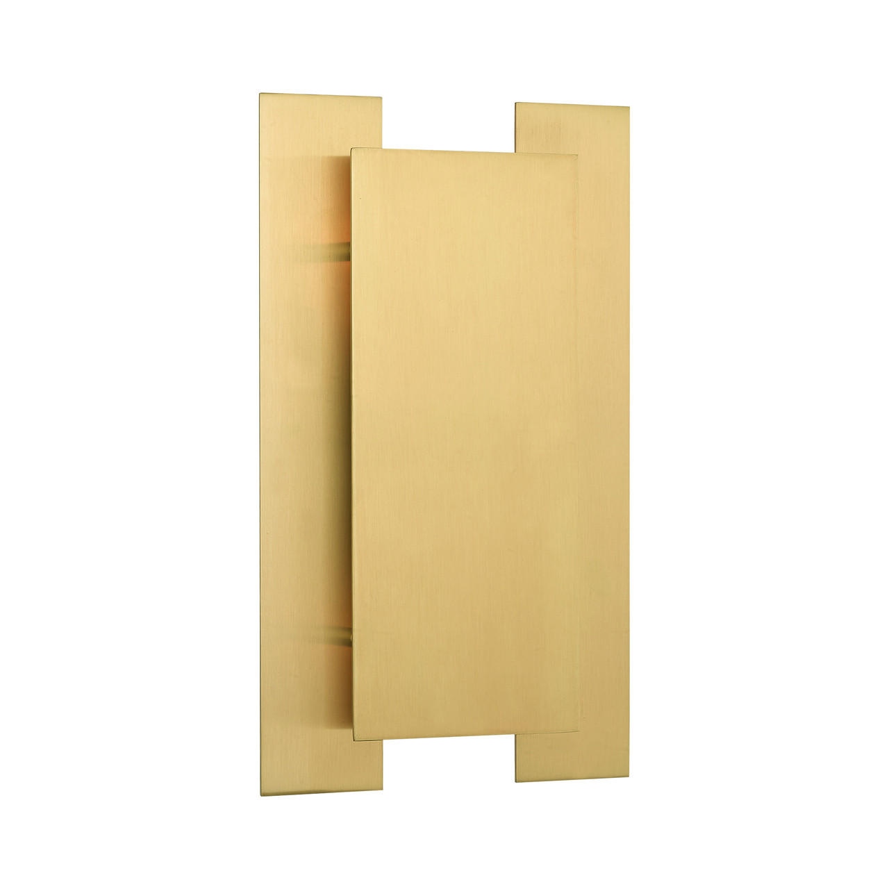 LIVEX LIGHTING 40690-12 2 Light Satin Brass ADA Wall Sconce