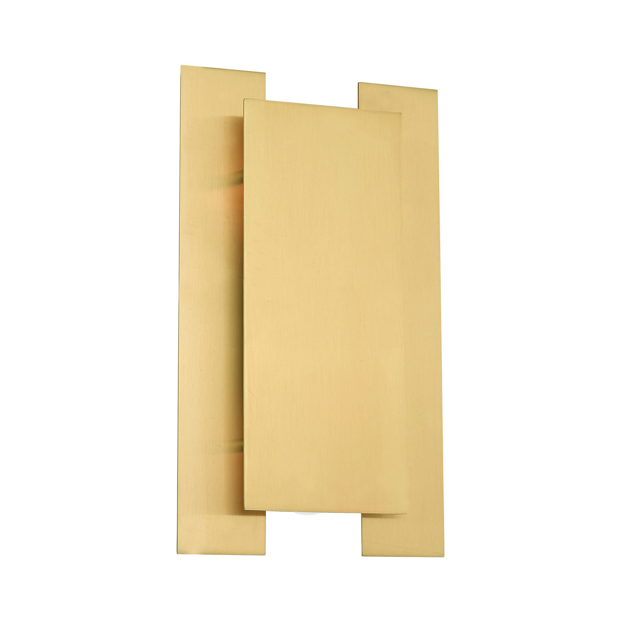 LIVEX LIGHTING 40690-12 2 Light Satin Brass ADA Wall Sconce
