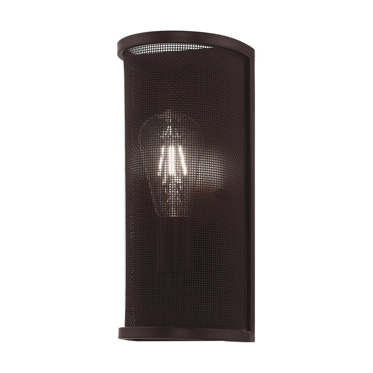 LIVEX LIGHTING 41209-07 1 Light Bronze ADA Wall Sconce