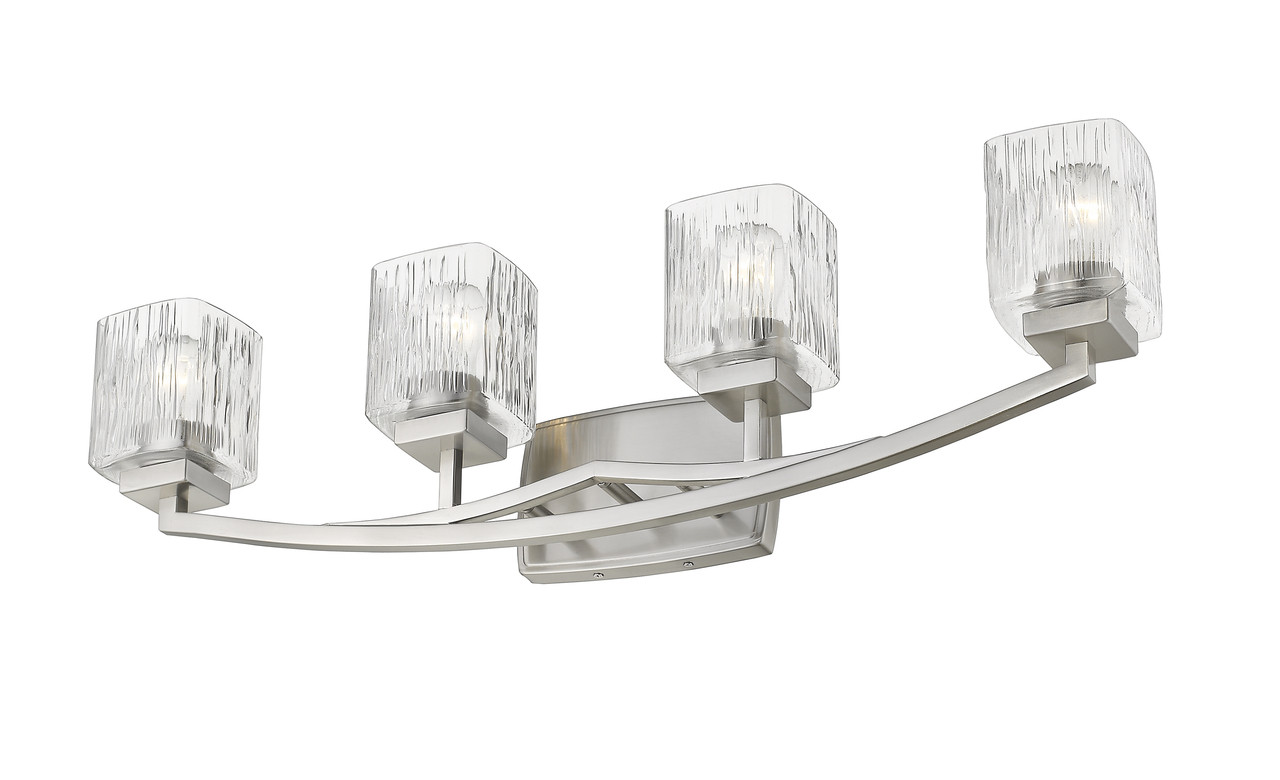 Z-LITE 1929-4V-BN 4 Light Vanity, Brushed Nickel
