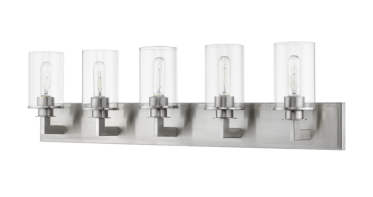 Z-LITE 462-5V-BN 5 Light Vanity, Brushed Nickel