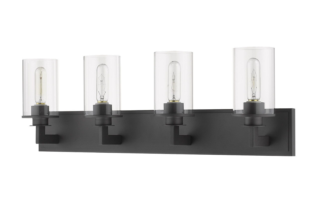 Z-LITE 462-4V-BRZ 4 Light Vanity, Bronze Z-LITE 462-4V-BRZ 4 Light Vanity, Bronze
