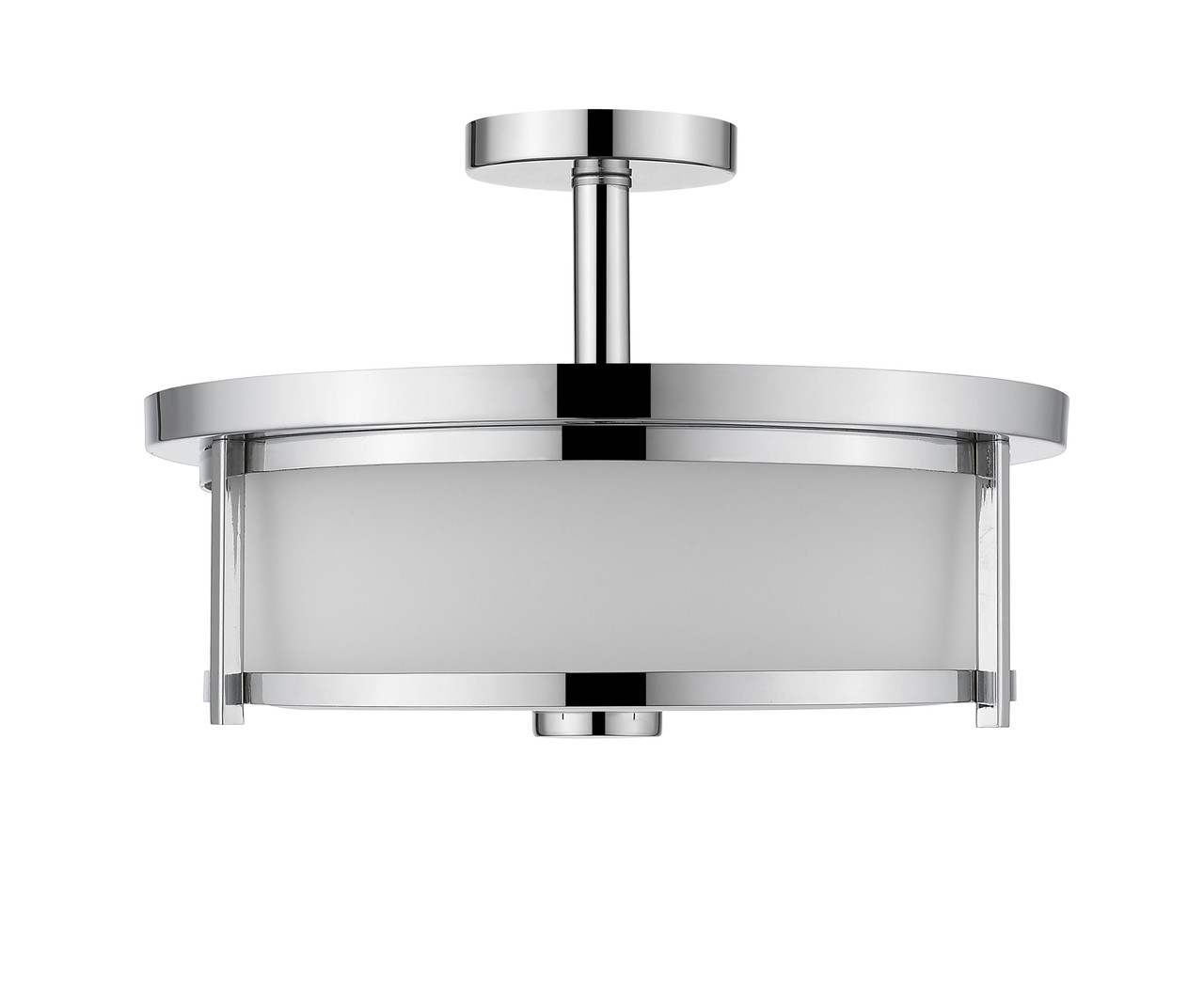 Z-LITE 465SF16-CH 3 Light Semi Flush Mount, Chrome Z-LITE 465SF16-CH 3 Light Semi Flush Mount, Chrome