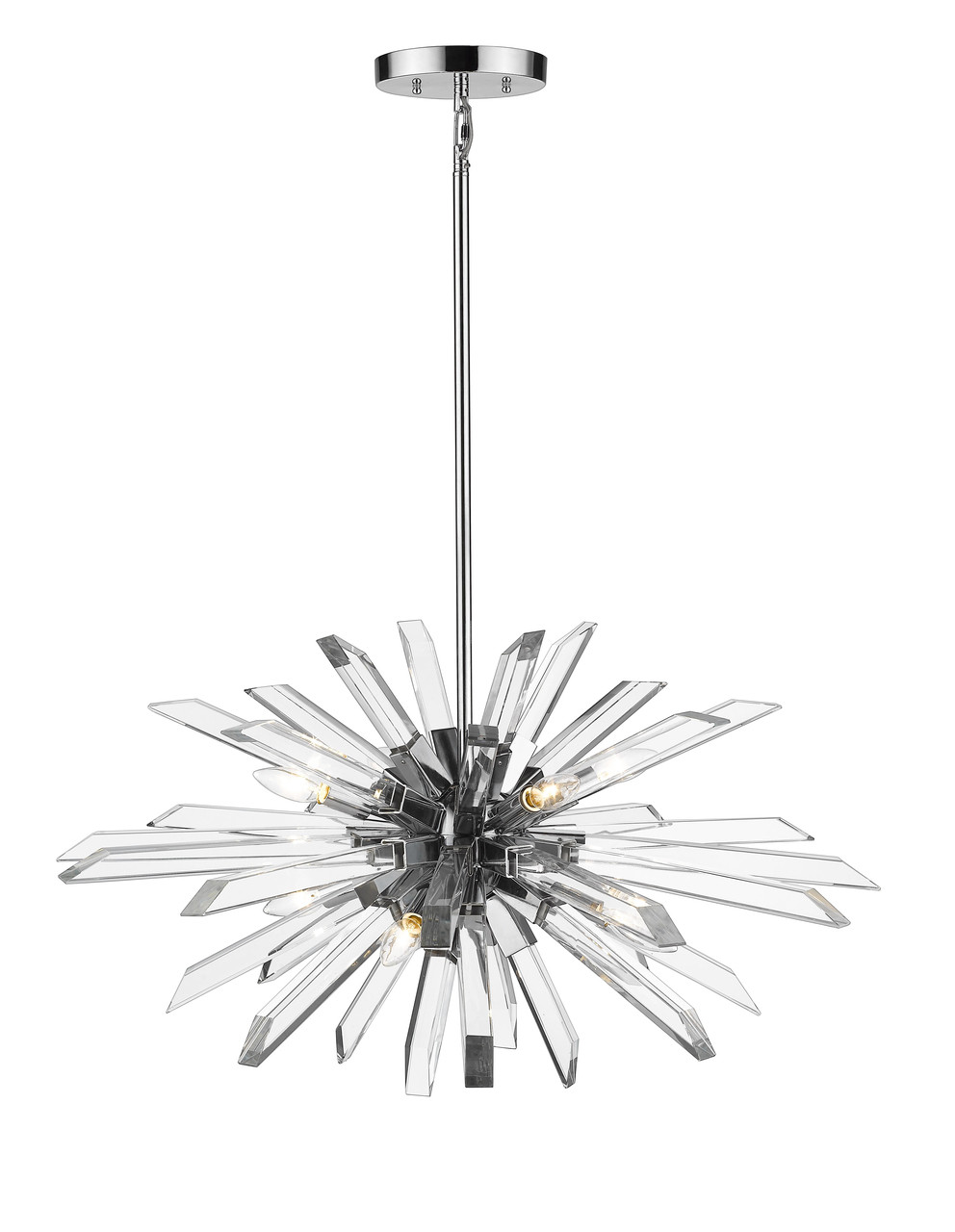 Z-LITE 4003-8L-CH 8 Light Island/Billiard