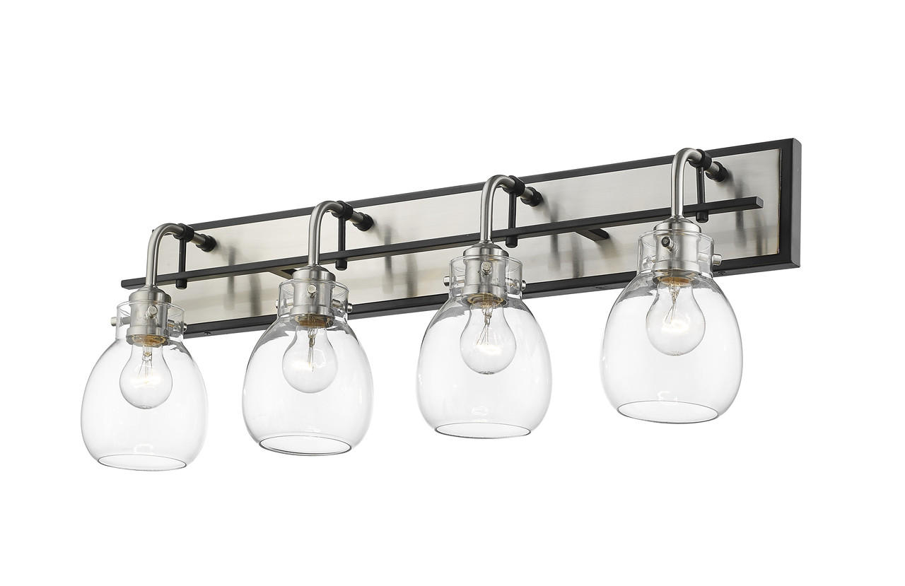 Z-LITE 466-4V-MB-BN 4 Light Vanity Z-LITE 466-4V-MB-BN 4 Light Vanity