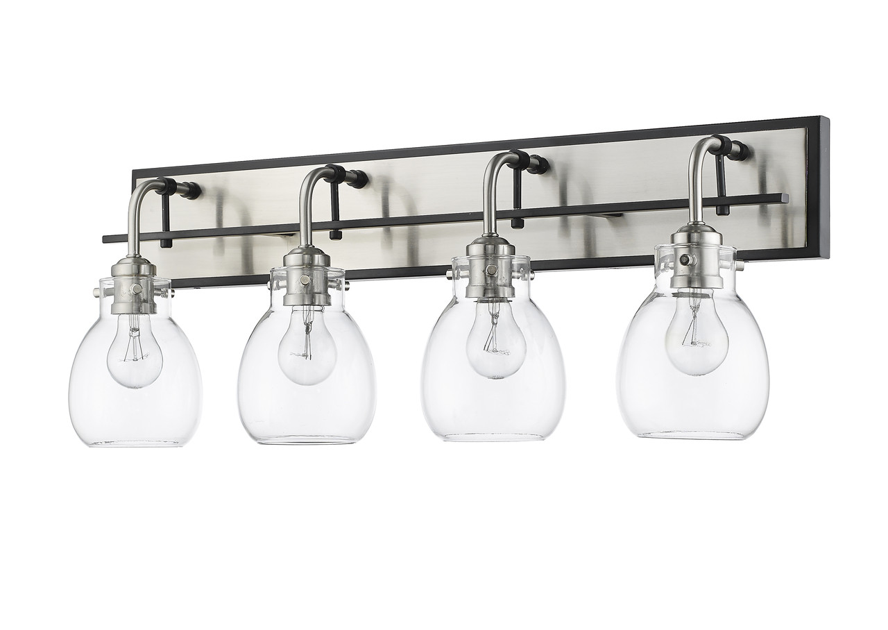 Z-LITE 466-4V-MB-BN 4 Light Vanity Z-LITE 466-4V-MB-BN 4 Light Vanity