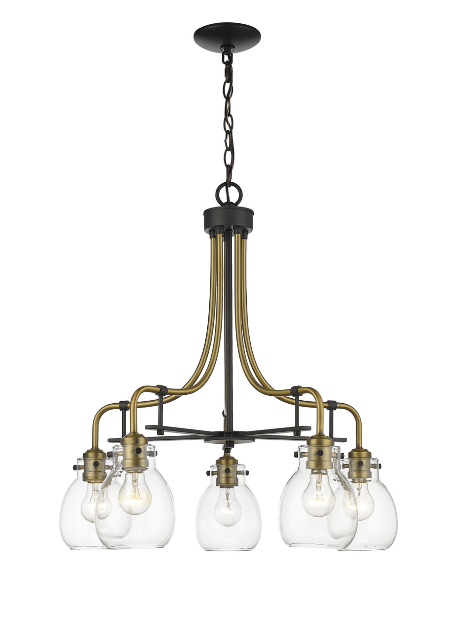 Z-LITE 466-5MB-OBR 5 Light Chandelier