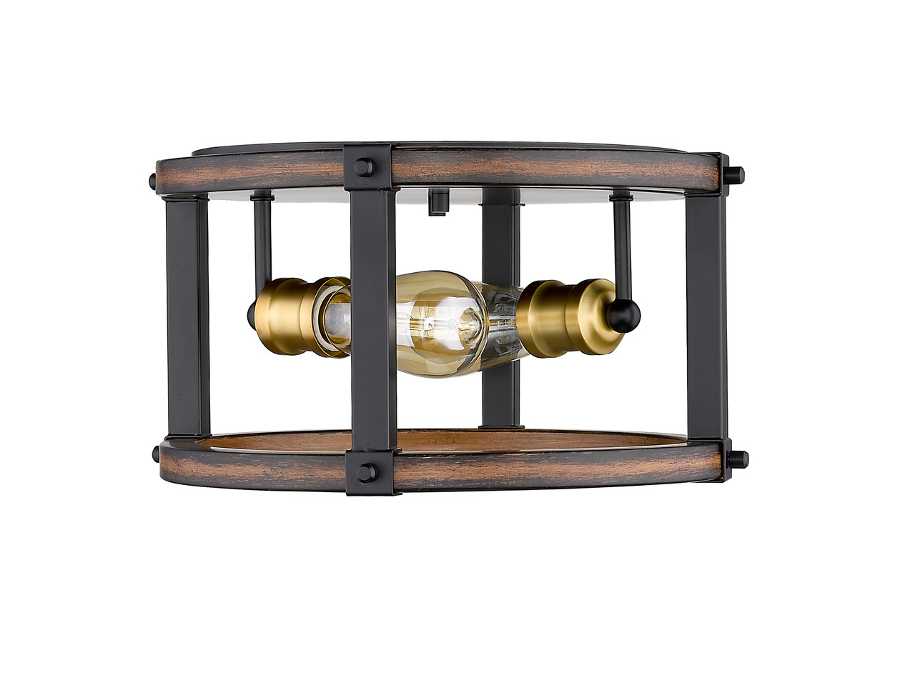 Z-LITE 472F2R-RM 2 Light Flush Mount