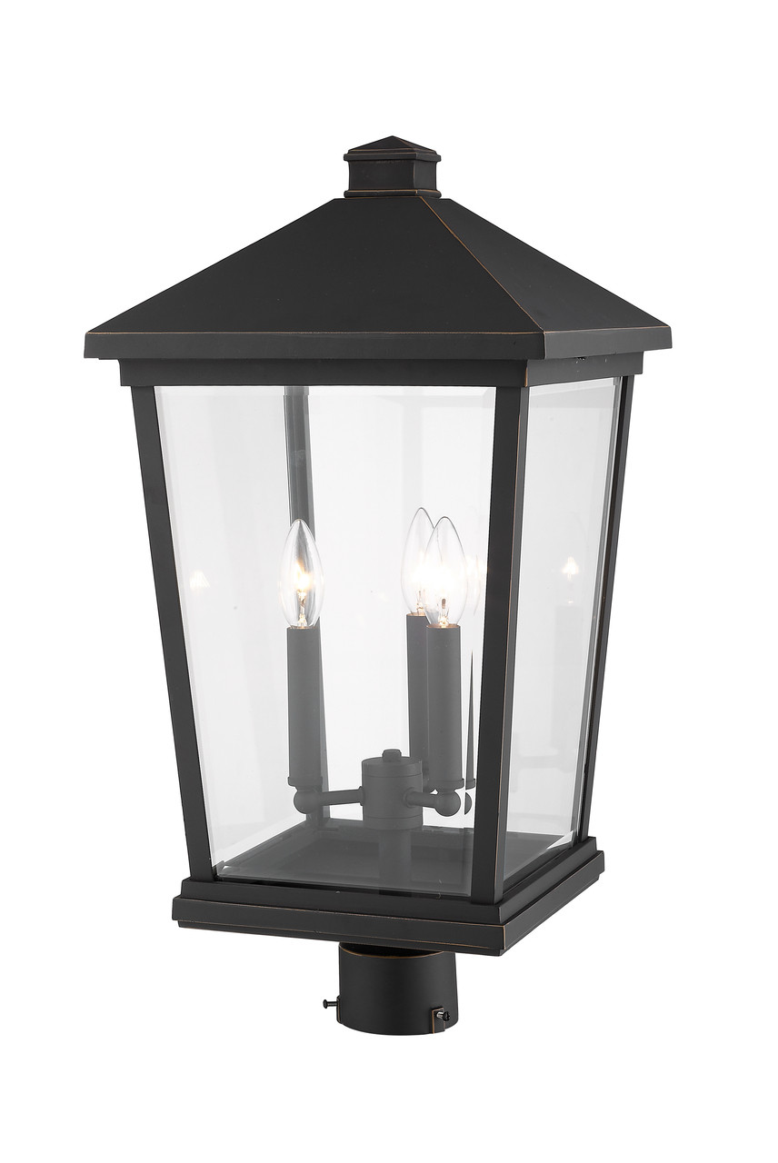 Z-LITE 568PHXLR-ORB 3 Light Outdoor Post Mount Fixture