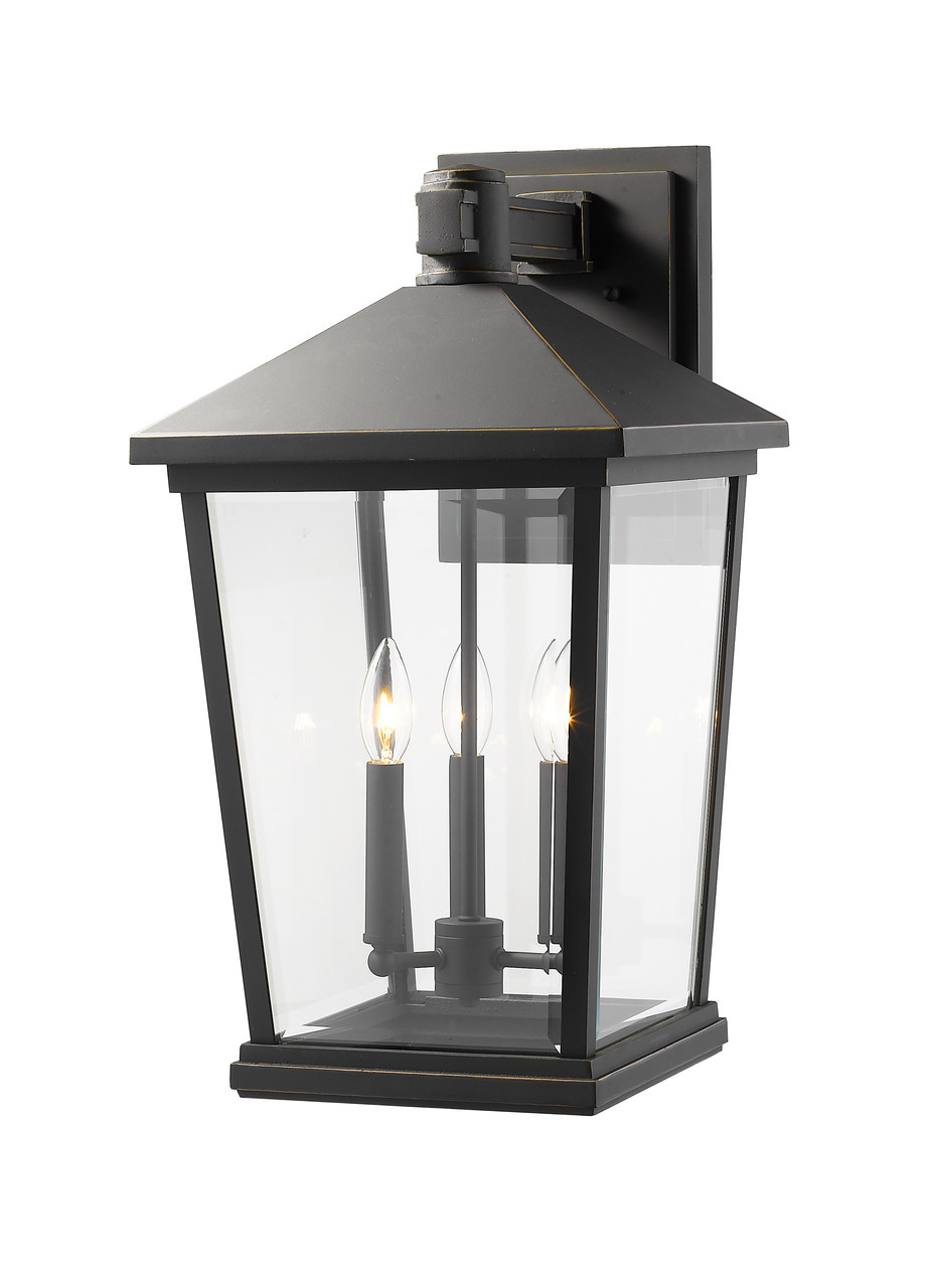 Z-LITE 568XL-ORB 3 Light Outdoor Wall Sconce