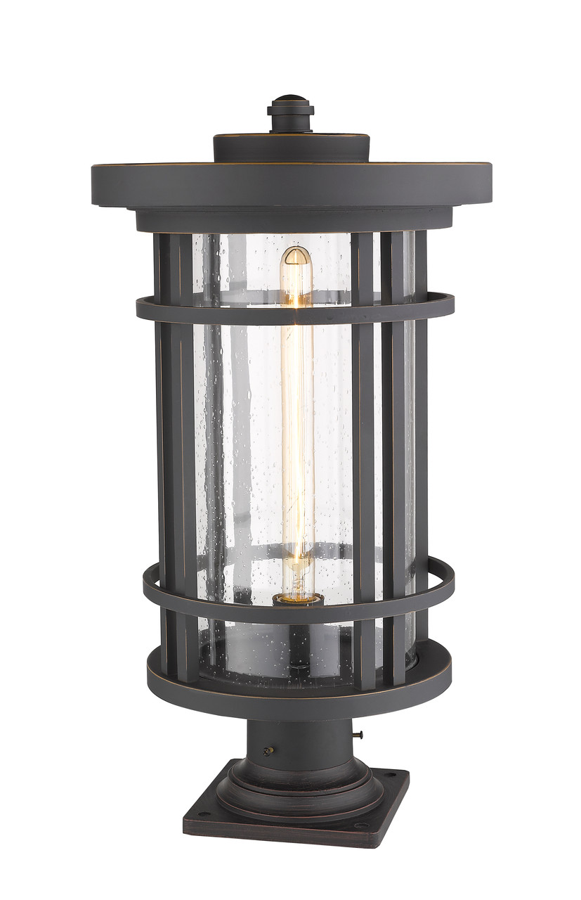 Z-LITE 570PHXL-533PM-ORB 1 Light Outdoor Pier Mounted Fixture