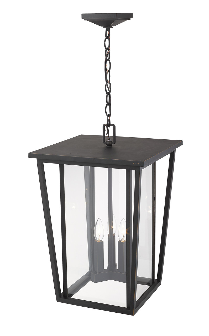 Z-LITE 571CHXL-ORB 3 Light Outdoor Chain Mount Ceiling Fixture