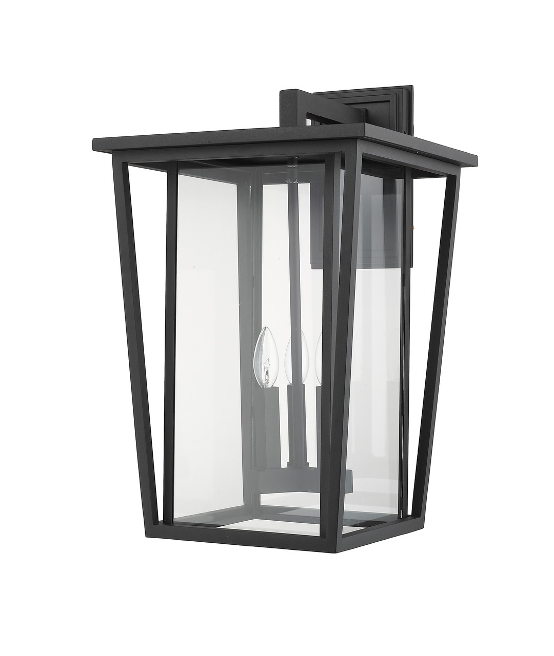 Z-LITE 571XL-BK 3 Light Outdoor Wall Sconce