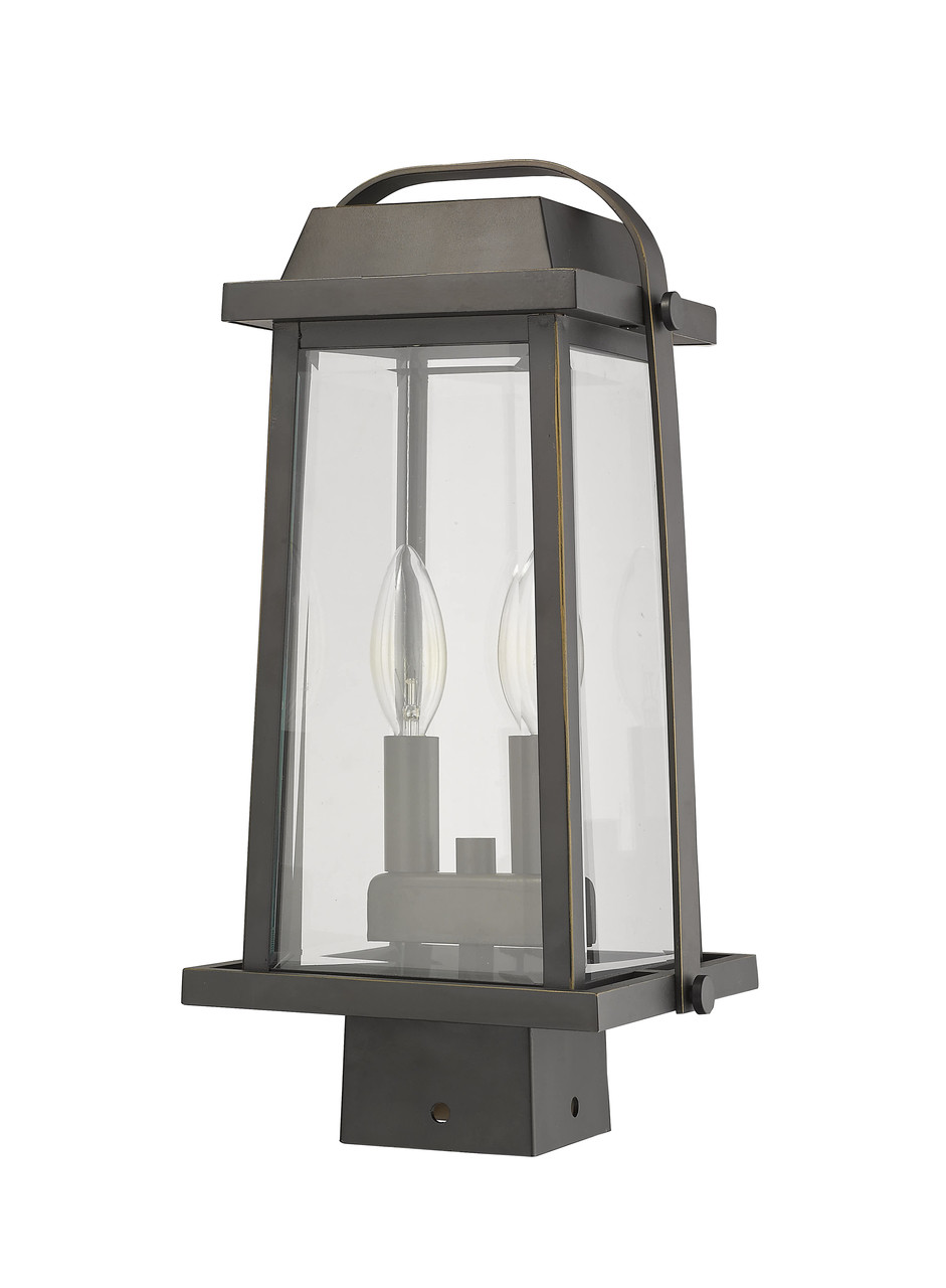 Z-LITE 574PHMS-ORB 2 Light Outdoor Post Mount Fixture