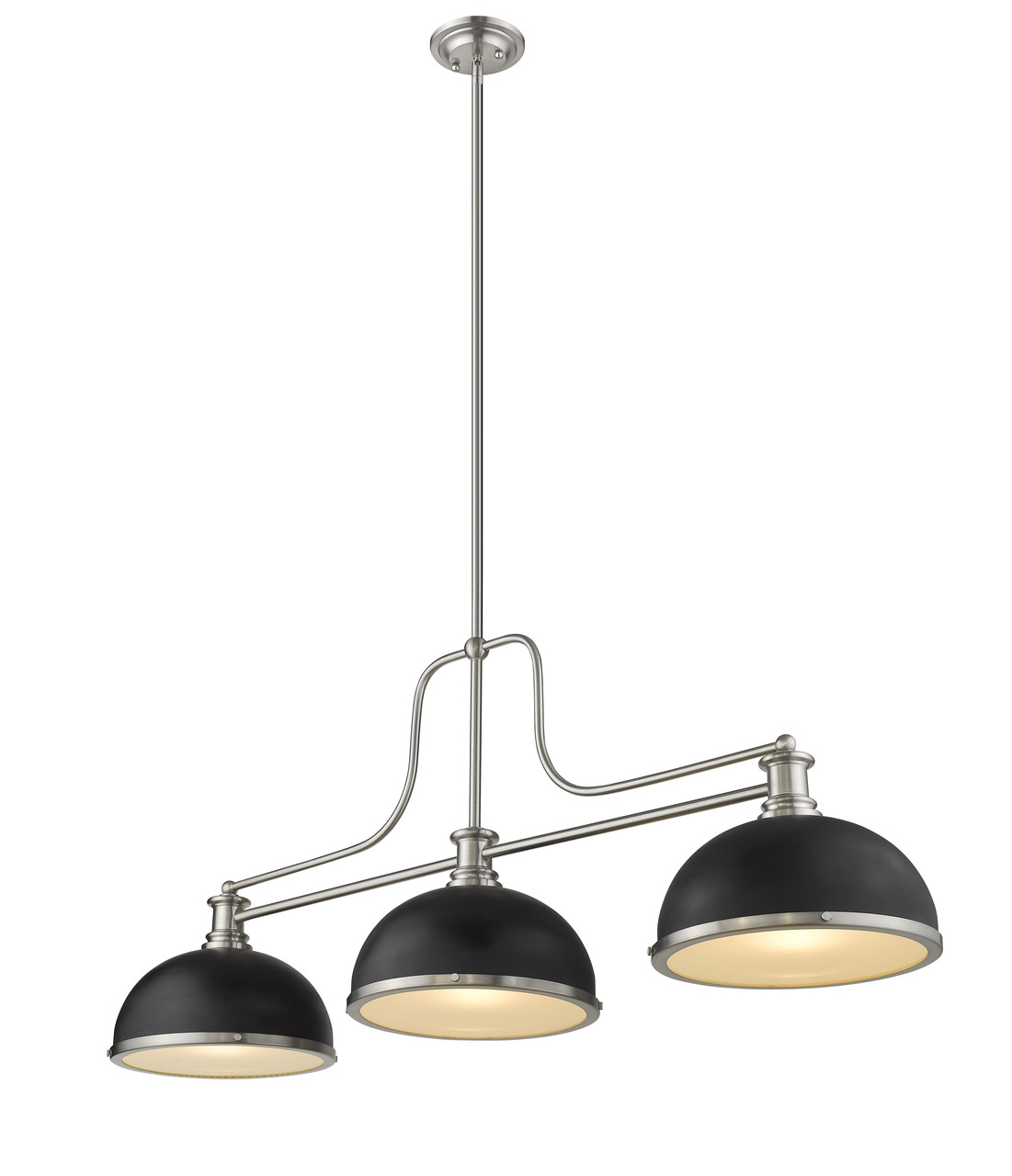 Z-LITE 725-3BN-D12MB+BN 3 Light Chandelier