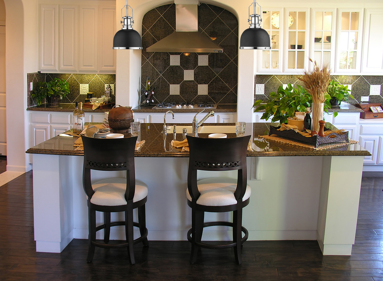 Z-LITE 725MP-MB+CH 1 Light Mini Pendant