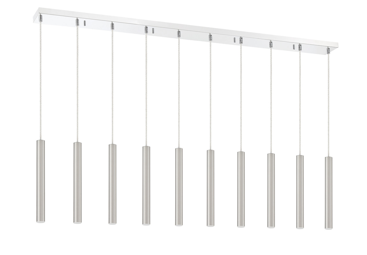 Z-LITE 917MP12-BN-LED-10LCH 10 Light Island/Billiard