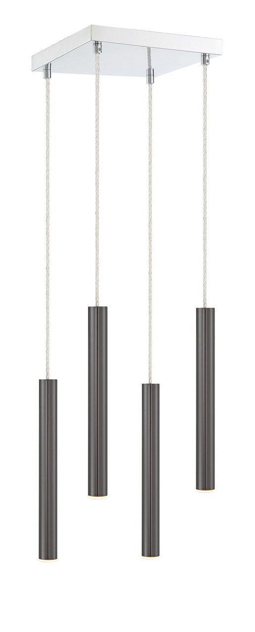 Z-LITE 917MP12-PBL-LED-4SCH 4 Light Island/Billiard