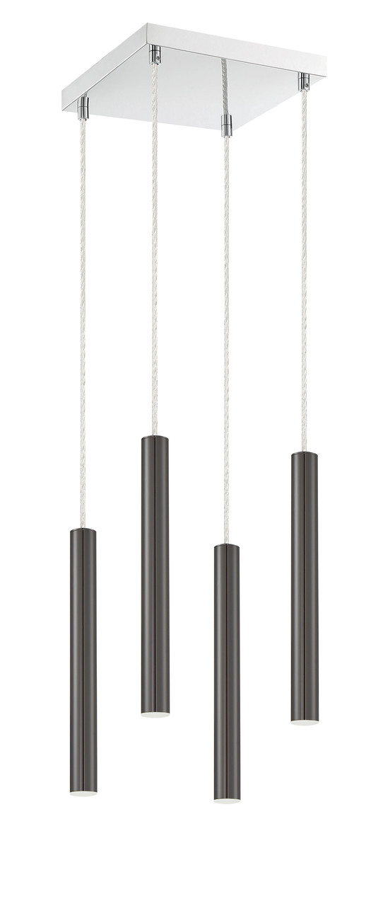 Z-LITE 917MP12-PBL-LED-4SCH 4 Light Island/Billiard