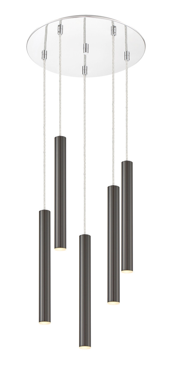 Z-LITE 917MP12-PBL-LED-5RCH 5 Light Island/Billiard