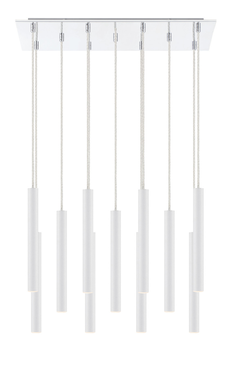 Z-LITE 917MP12-WH-LED-11LCH 11 Light Island/Billiard