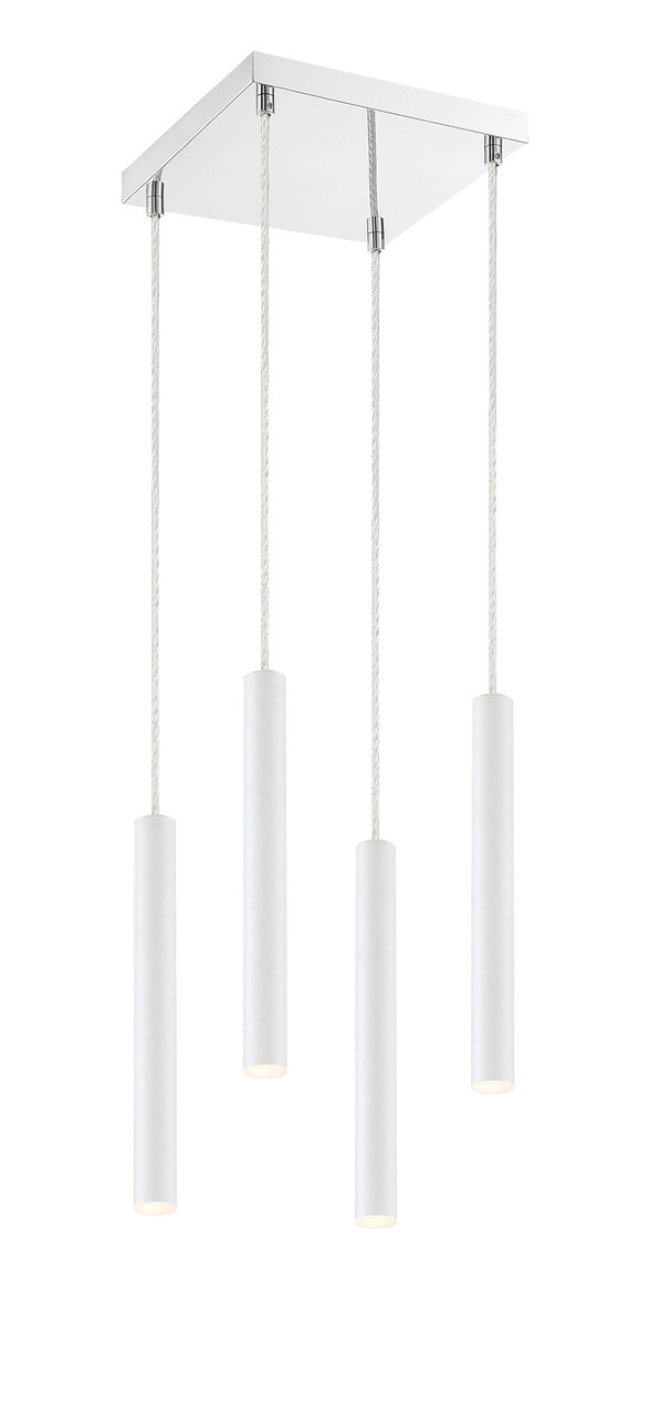 Z-LITE 917MP12-WH-LED-4SCH 4 Light Island/Billiard