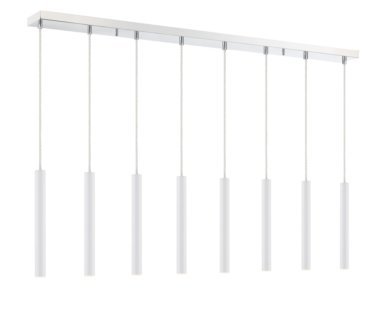 Z-LITE 917MP12-WH-LED-8LCH 8 Light Island/Billiard