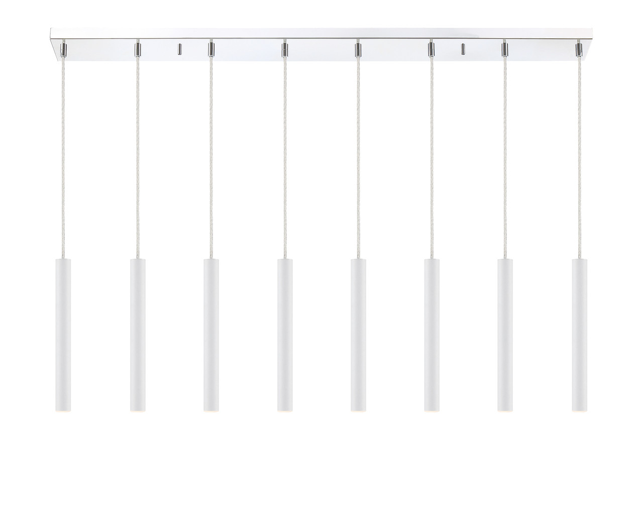 Z-LITE 917MP12-WH-LED-8LCH 8 Light Island/Billiard