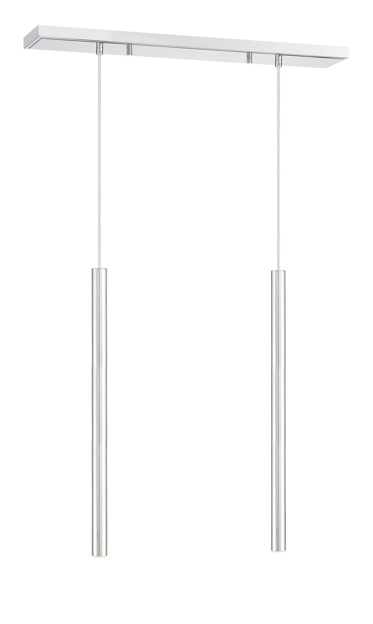 Z-LITE 917MP24-CH-LED-2LCH 2 Light Island/Billiard