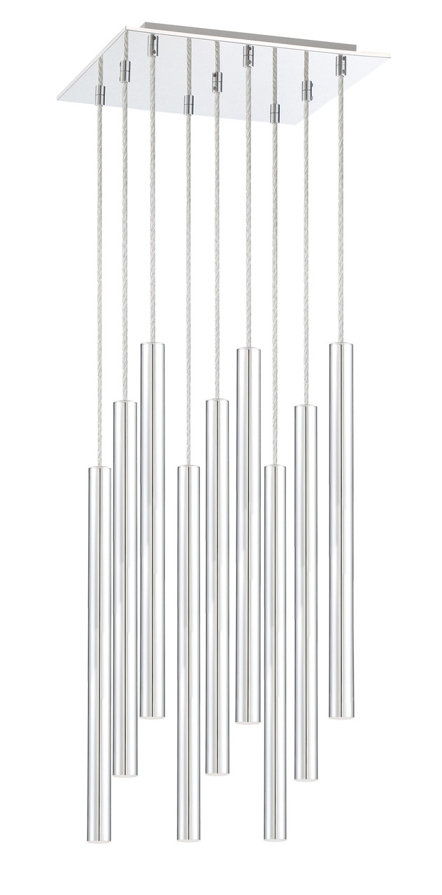 Z-LITE 917MP24-CH-LED-9SCH 9 Light Island/Billiard