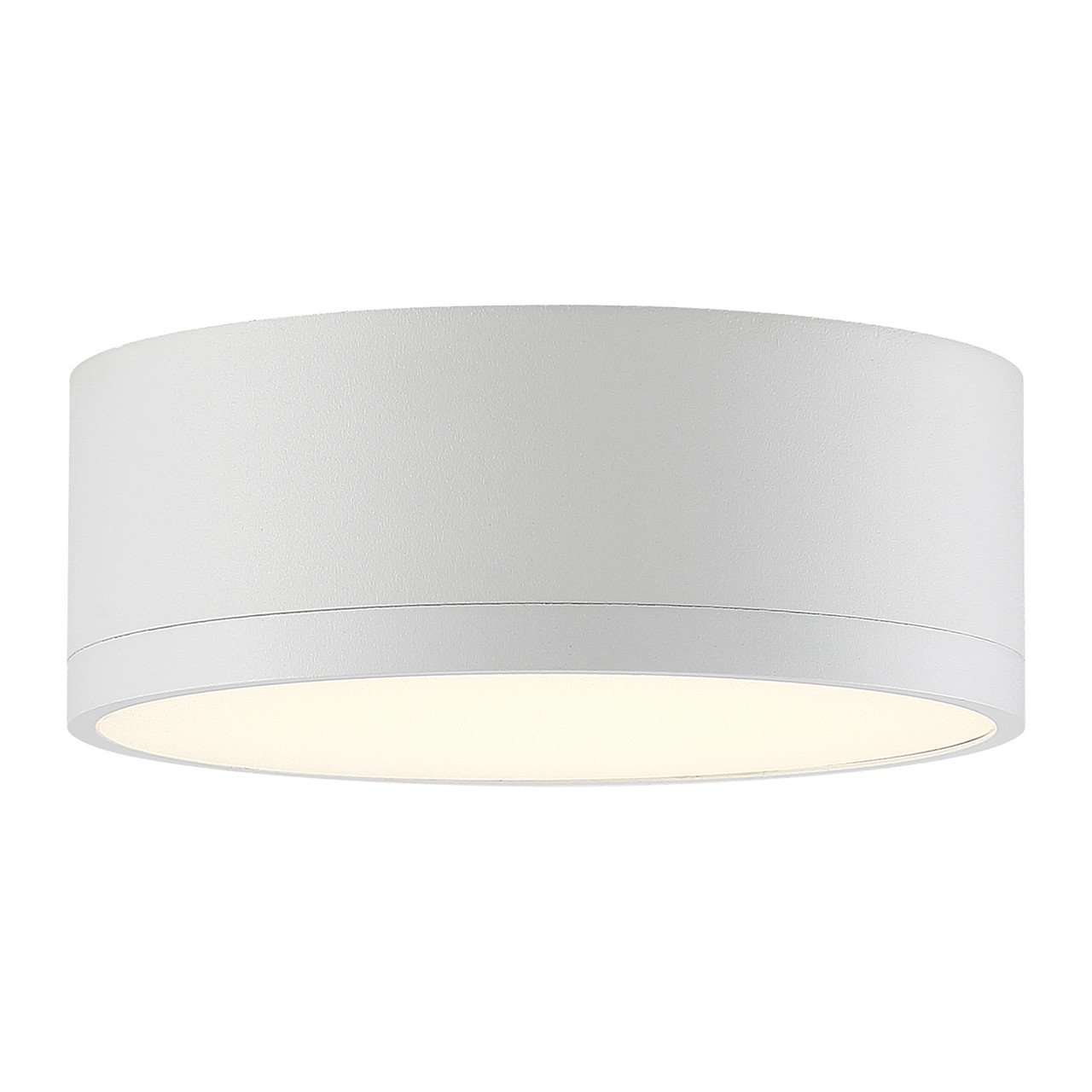 ACCESS LIGHTING 50004LEDD-WH/ACR Beat 120-277v Dimmable LED Flush Mount