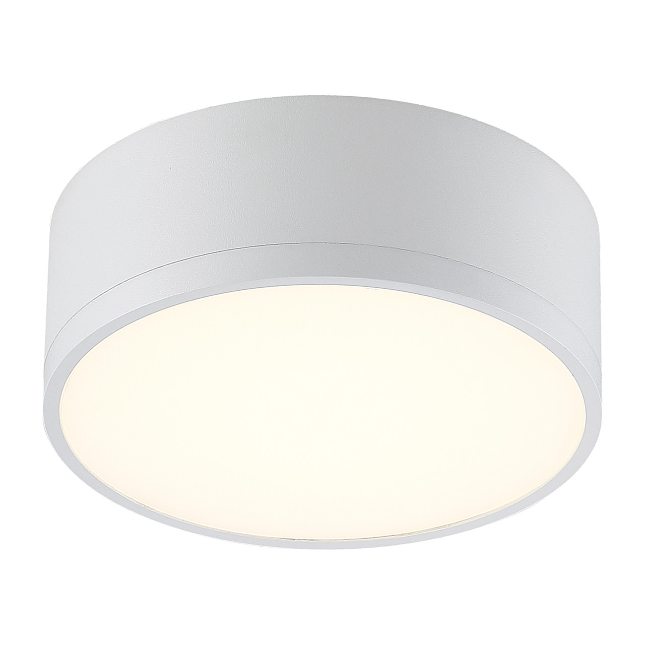 ACCESS LIGHTING 50004LEDD-WH/ACR Beat 120-277v Dimmable LED Flush Mount