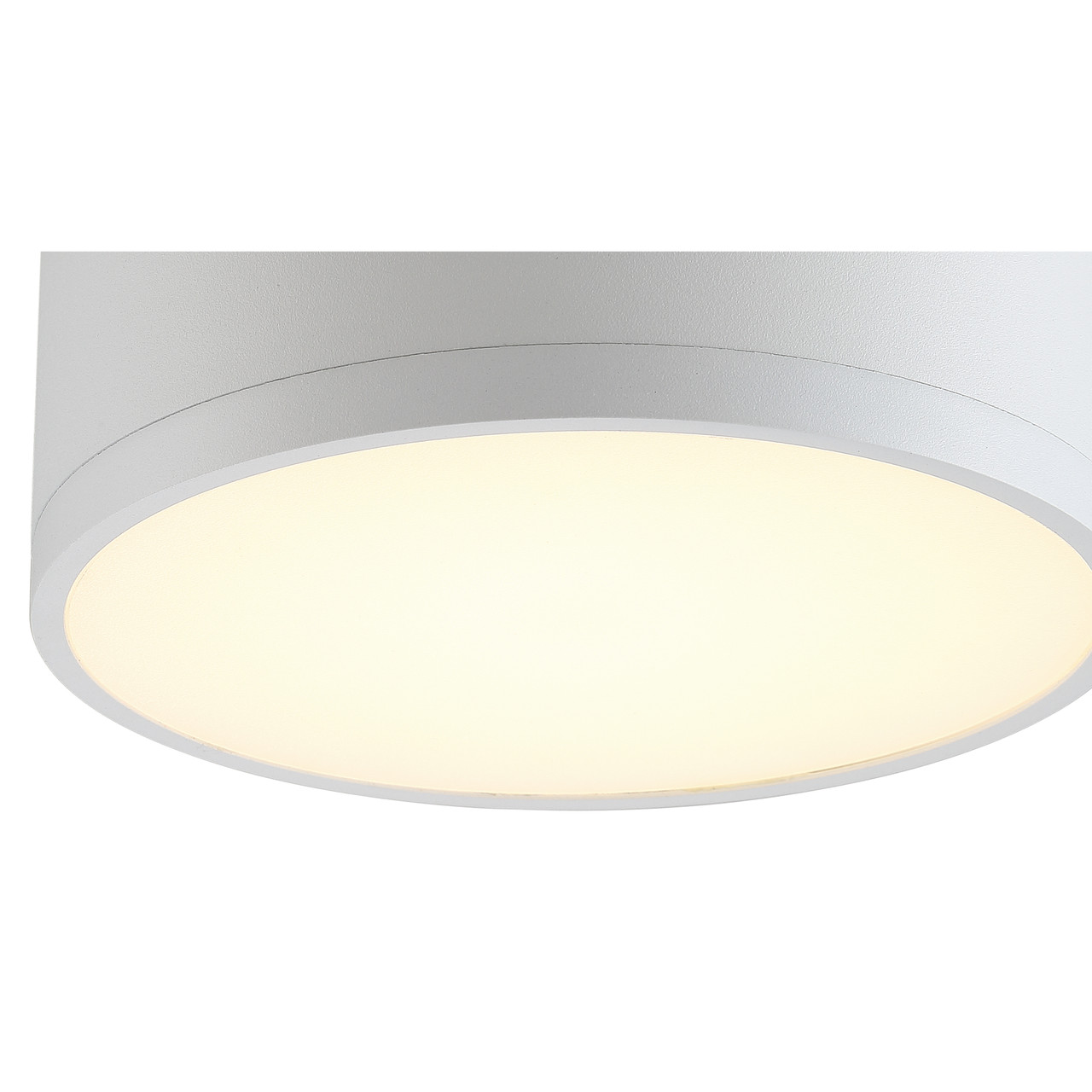 ACCESS LIGHTING 50004LEDD-WH/ACR Beat 120-277v Dimmable LED Flush Mount
