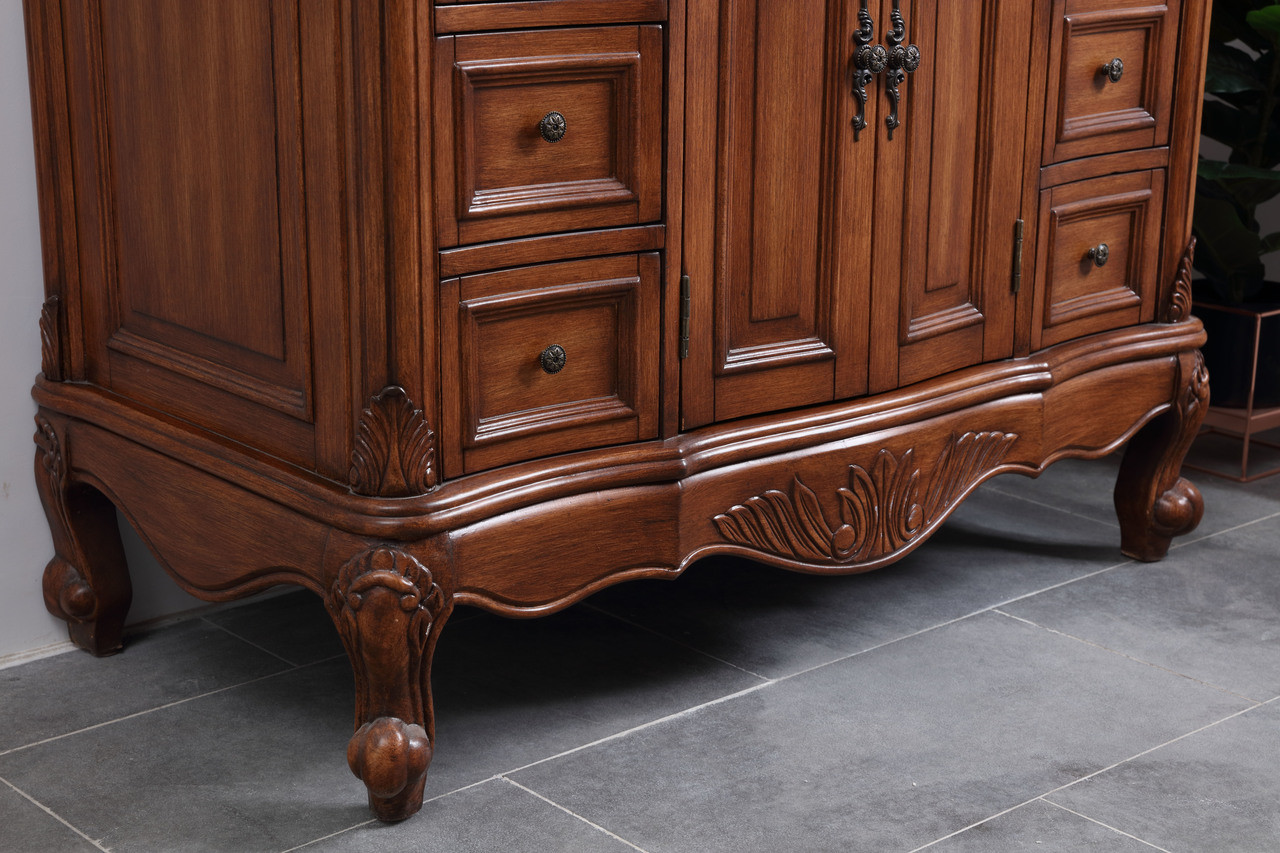 Elegant Decor VF38842TK 42 in. Single Bathroom Vanity set in teak