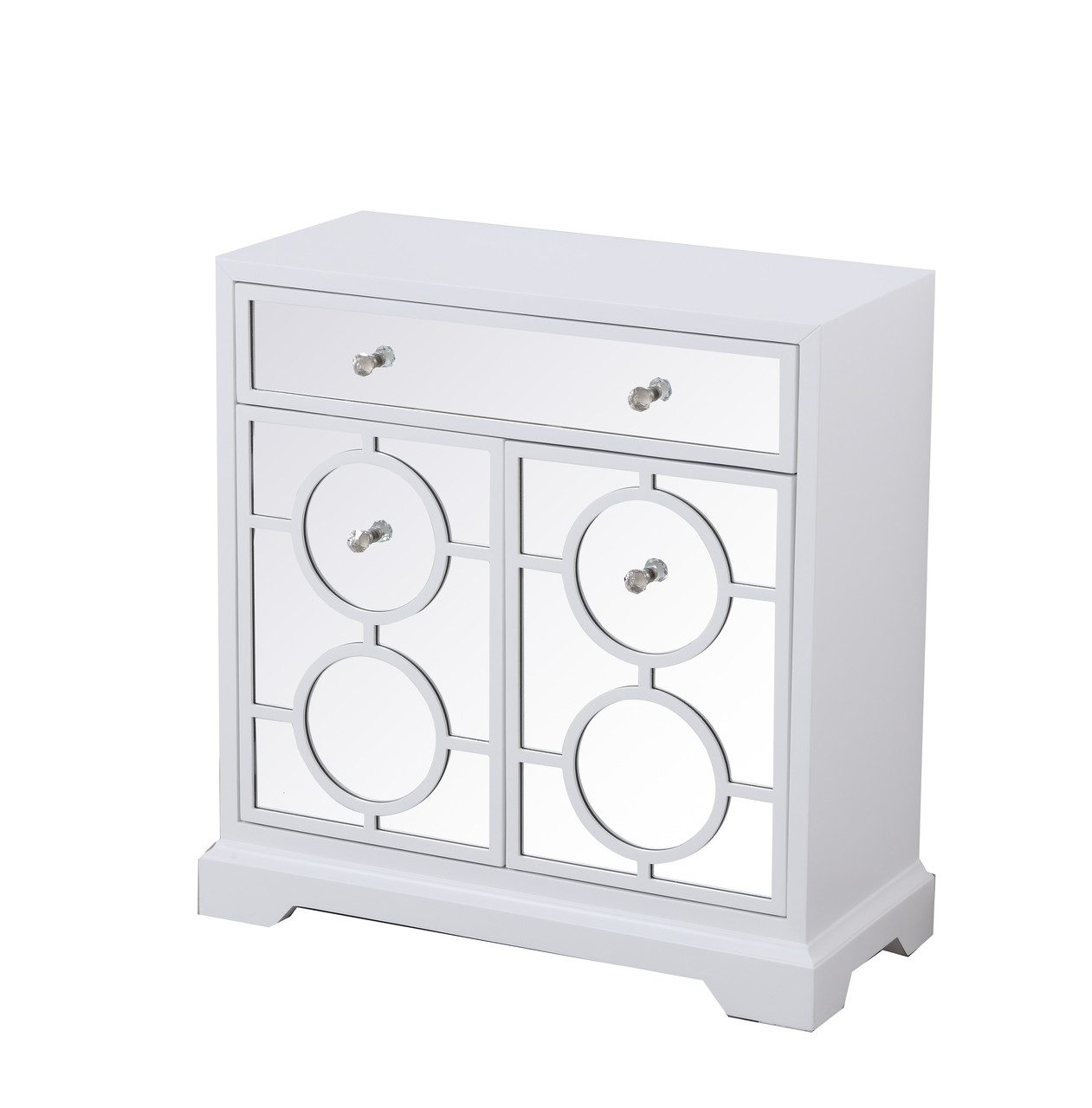 Elegant Decor MF81002WH 32 in. mirrored cabinet in white