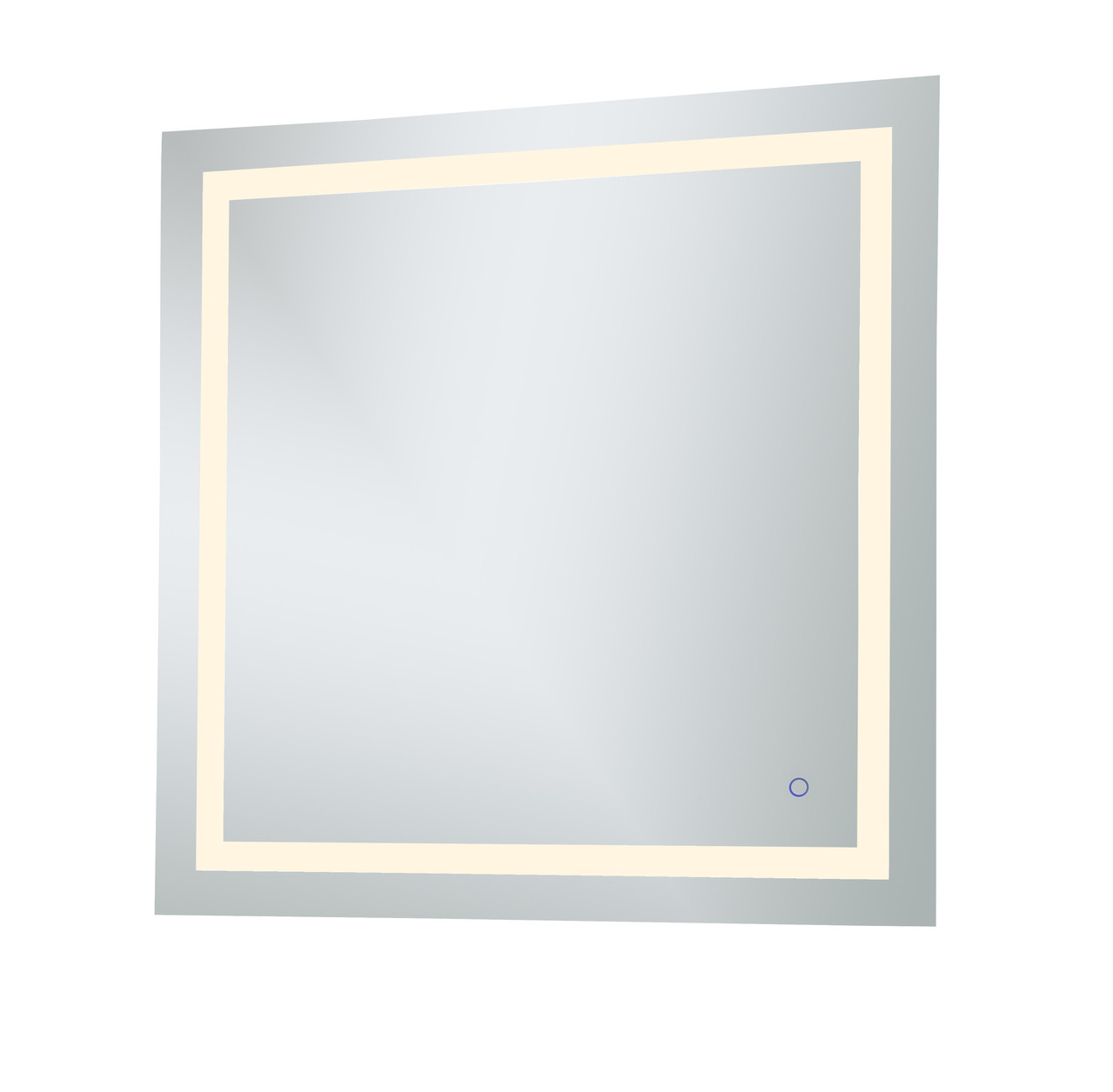Elegant Decor MRE13636 Helios 36in x 36in Hardwired LED mirror with touch sensor and color changing temperature 3000K/4200K/6400K