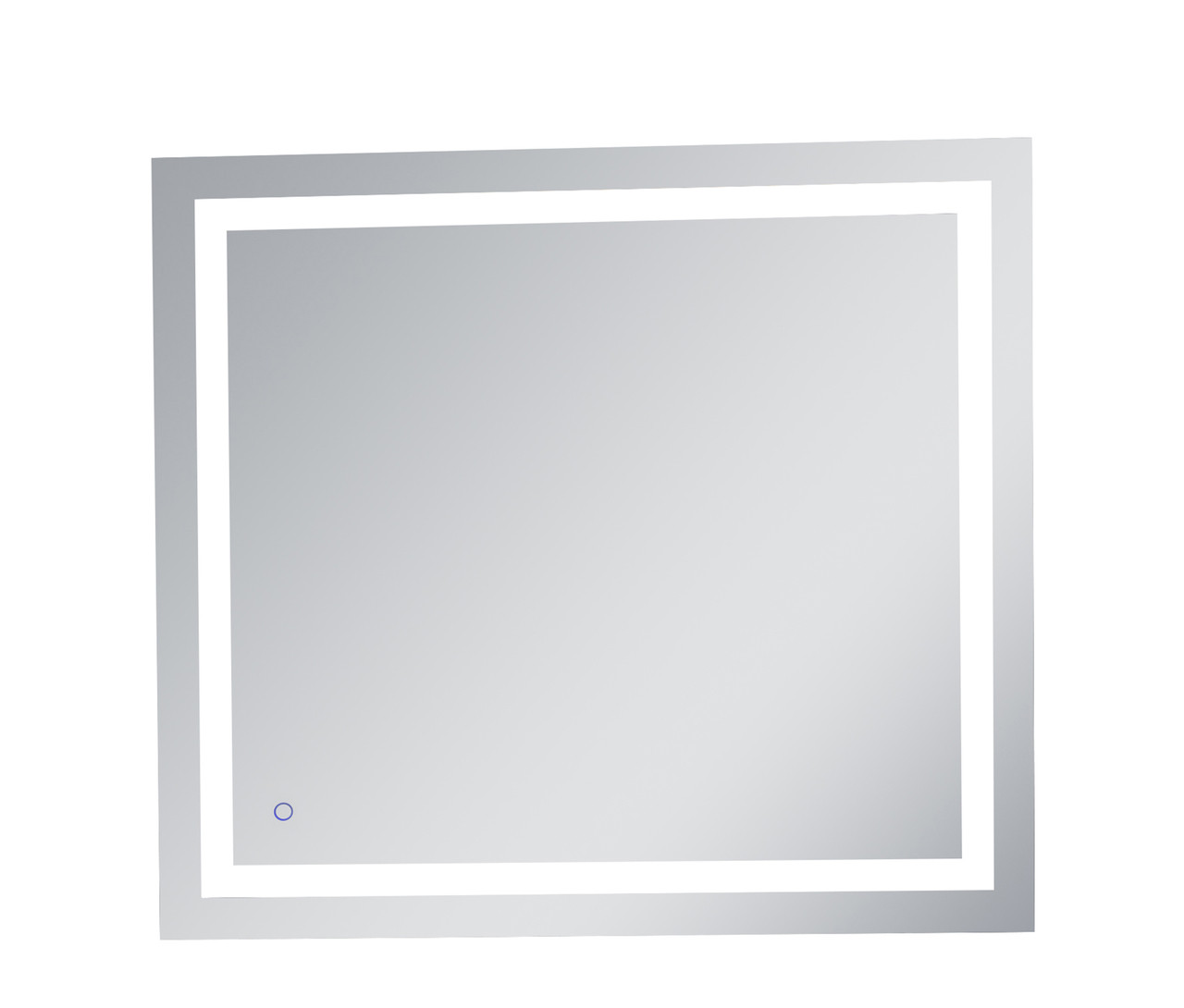 Elegant Decor MRE13640 Helios 36in x 40in Hardwired LED mirror with touch sensor and color changing temperature 3000K/4200K/6400K